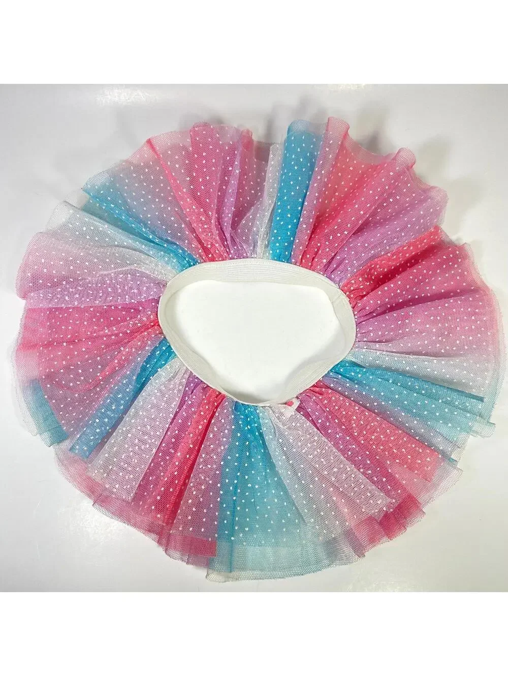 Build-A-Bear Pink Blue Purple Sparkle Tutu / Skirt Outfit